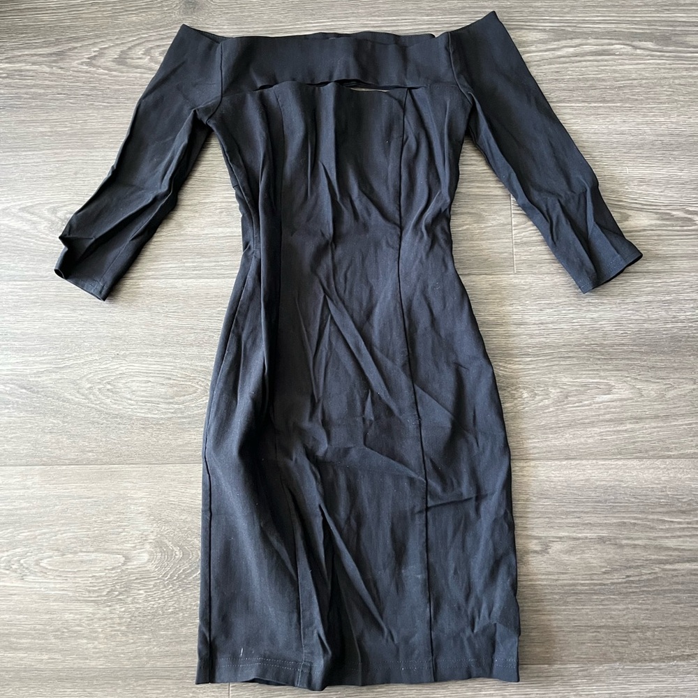ASOS Black Cut Out Dress Size 2